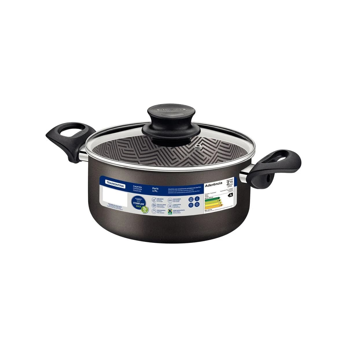Olla Tramontina Paris Antiadherente Teflon 18 Cm 2,1 Litros — imagen 1 de 4
