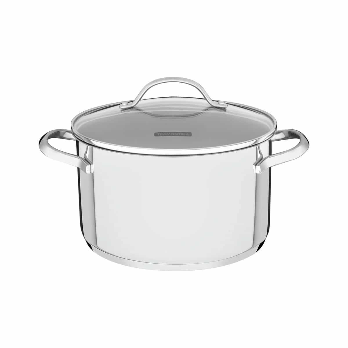 Olla Tramontina Induccion 24 Cm 6,10 Litros Acero Inox Una