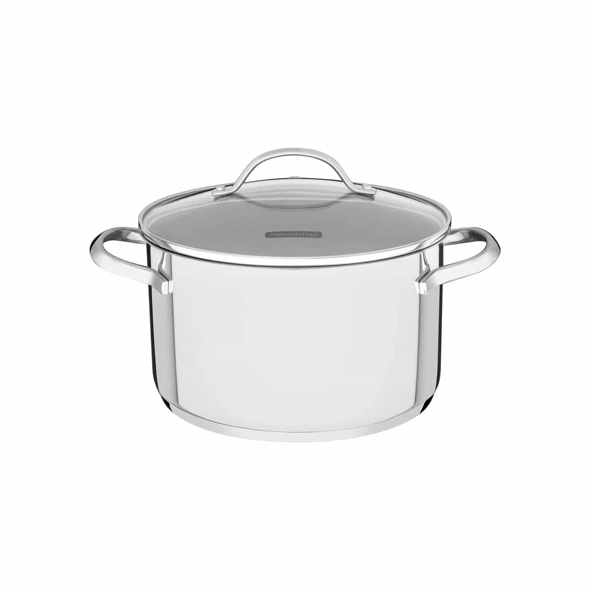 Olla Tramontina Induccion 20 Cm 3,60 Litros Acero Inox Una