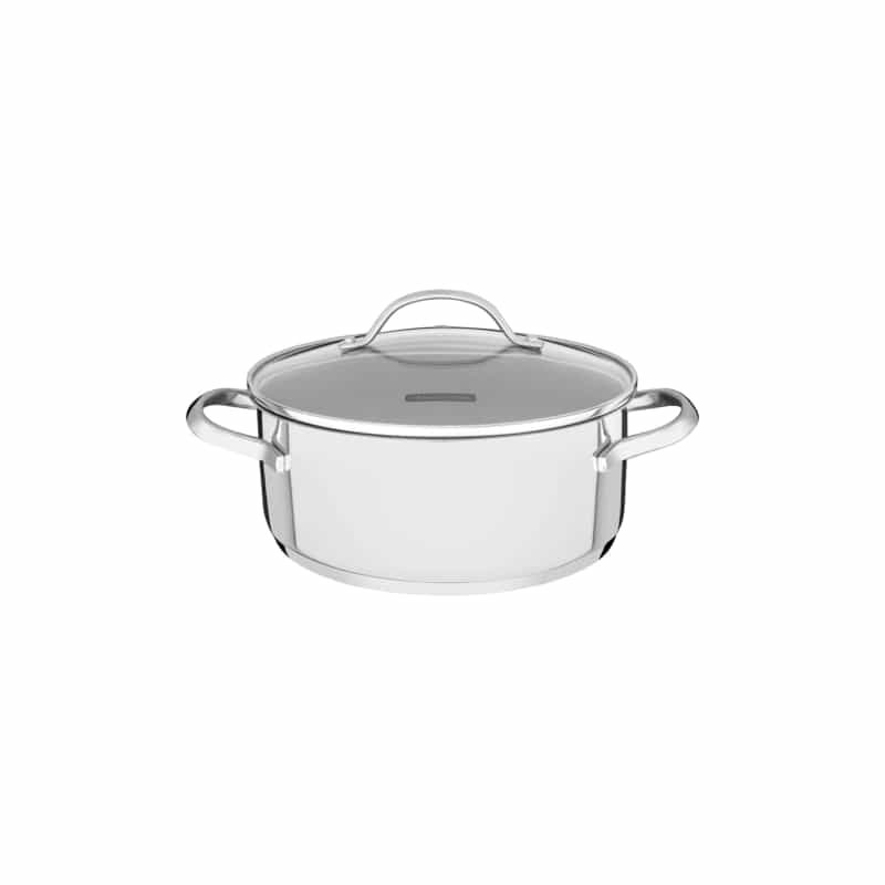 Olla Tramontina Induccion 20 Cm 2,90 Litros Acero Inox Una