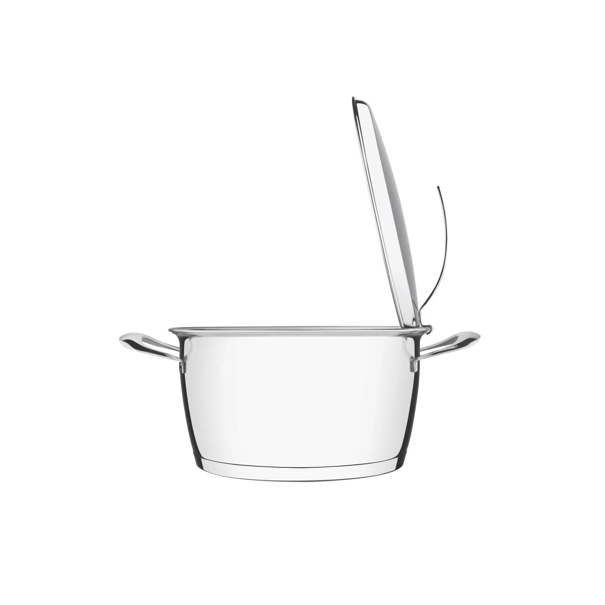Olla Tramontina Induccion Acero Inox 22 Cm 4,18 Lts Ventura — imagen 2 de 4