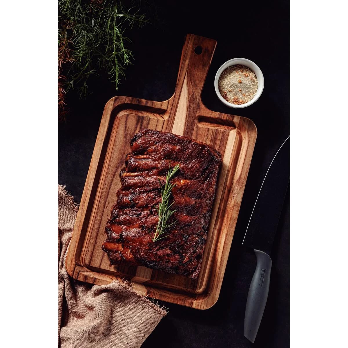 Tabla De Madera Tramontina Cocina Asado 40 Cm Churrasco — imagen 4 de 4