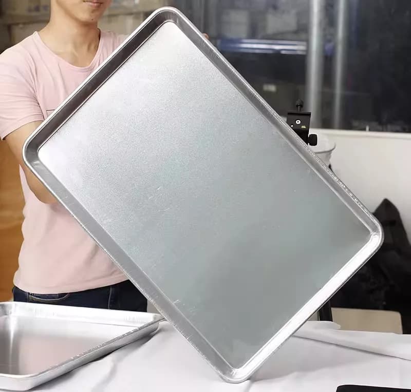 Asadera De Chapa Galvanizada Rectangular 60 X 40 Cm Horno — imagen 2 de 3