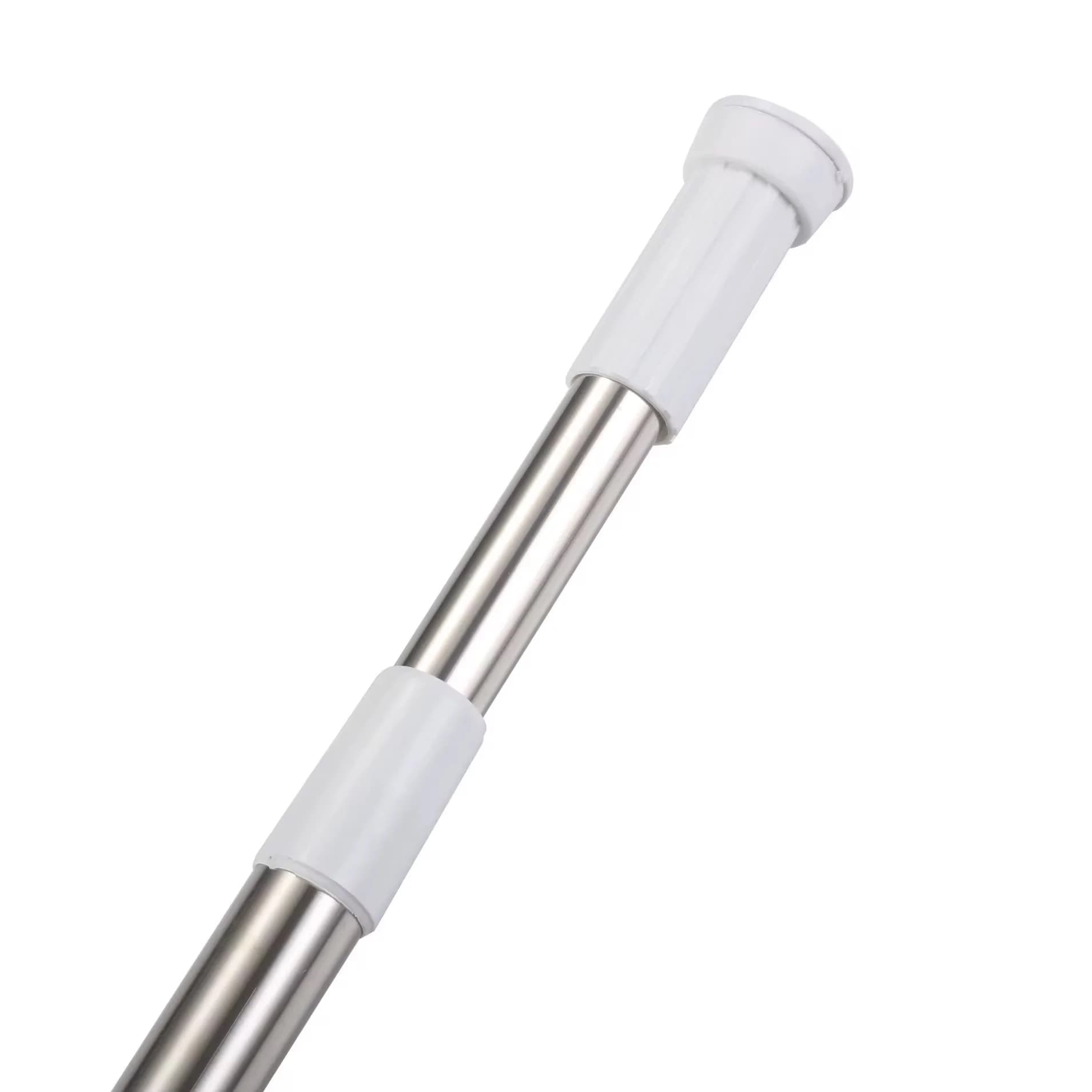Palo Extensible Para Cortina De Baño De 1,40 A 2,60 M Acero — imagen 2 de 4