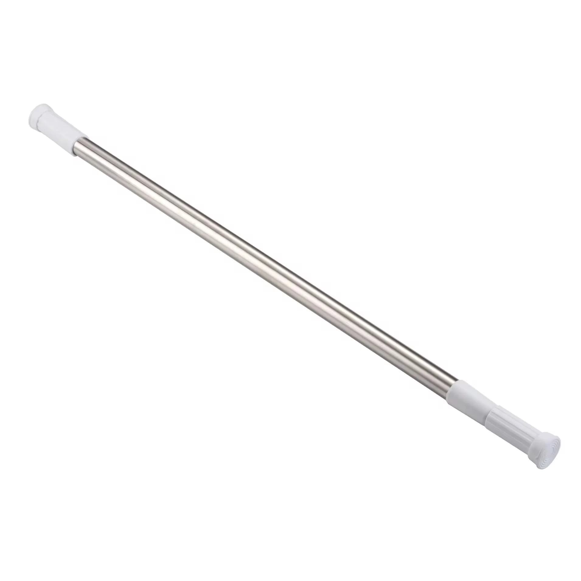 Palo Extensible Para Cortina De Baño De 1,40 A 2,60 M Acero — imagen 3 de 4