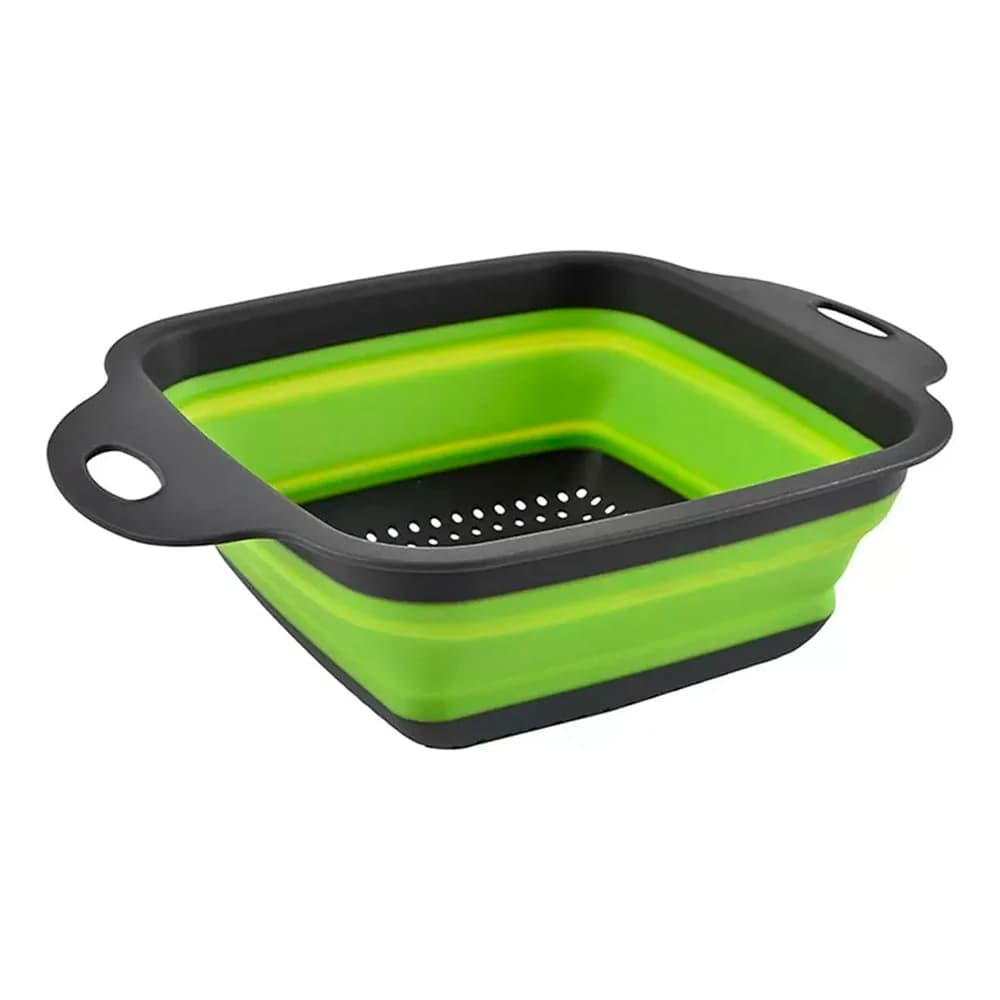 Colador Escurridor Plegable De Silicona 18,5 Cm Cuadrado — imagen 1 de 4