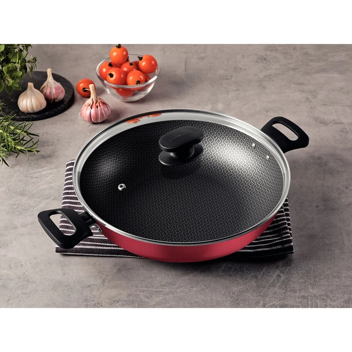 Wok Tramontina Antiadherente Loreto 28 cm 3,3 Litros — imagen 3 de 4