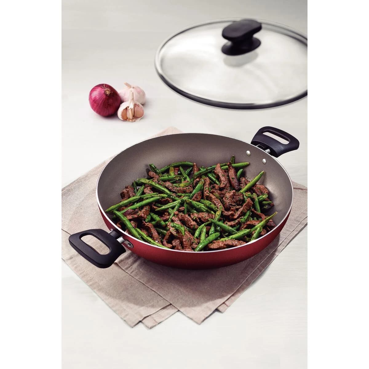 Wok Tramontina Antiadherente Loreto 28 cm 3,3 Litros — imagen 4 de 4