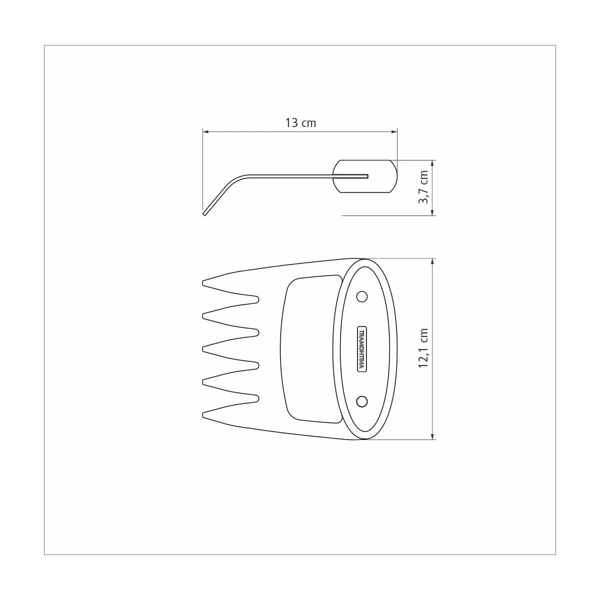 Garra Para Asado Tramontina Black Acero Inoxidable — imagen 4 de 6