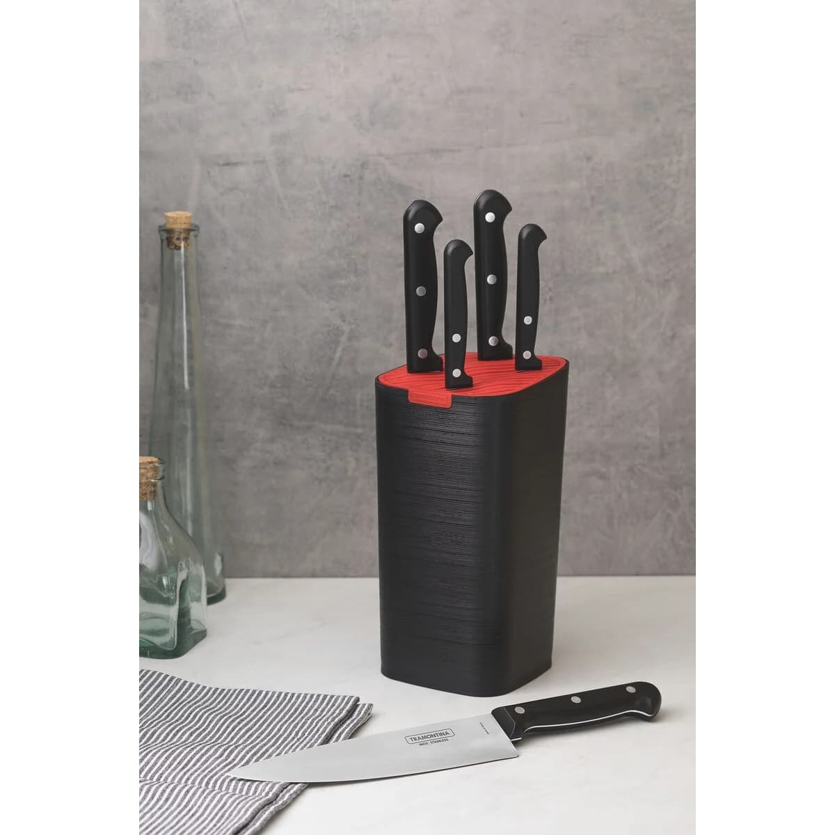 Juego de cuchillos con soporte Tramontina Ultracorte de acero inoxidable 6 piezas — imagen 3 de 3