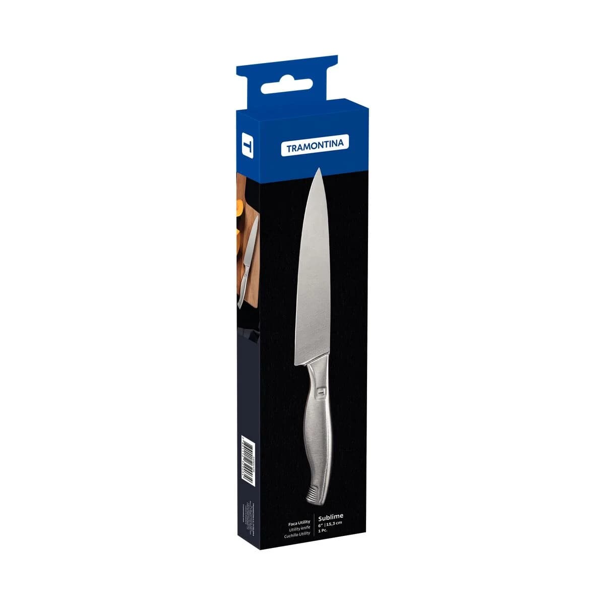 Cuchillo multiuso Tramontina Sublime de acero inoxidable 6 pulgadas — imagen 2 de 5