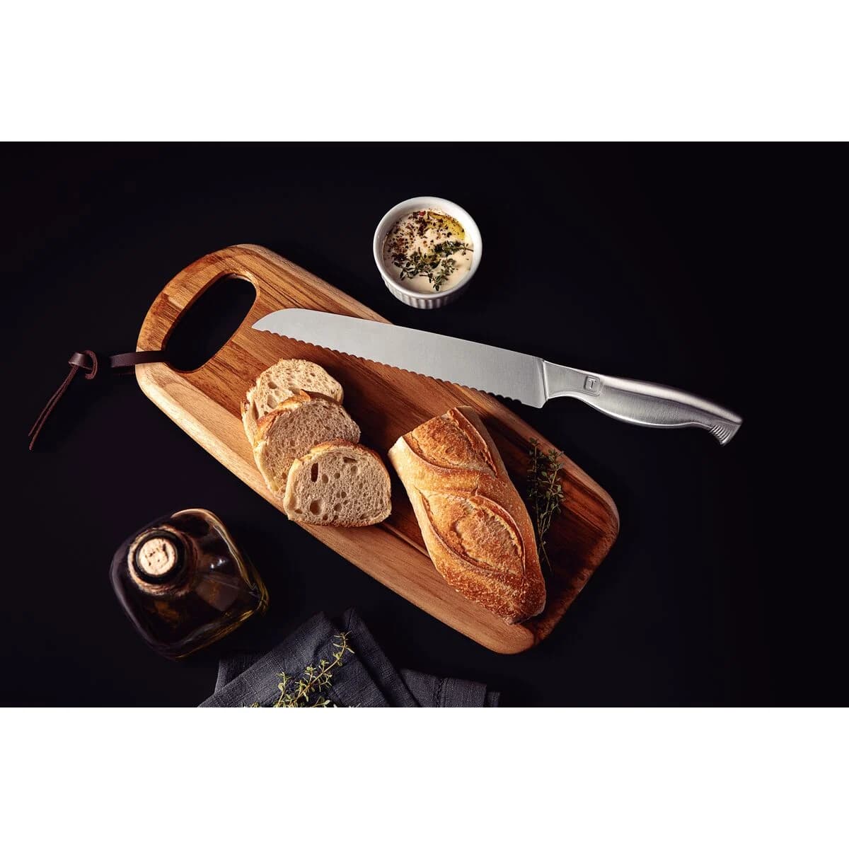 Cuchillo para pan Tramontina Sublime de acero inoxidable 8 pulgadas — imagen 3 de 6