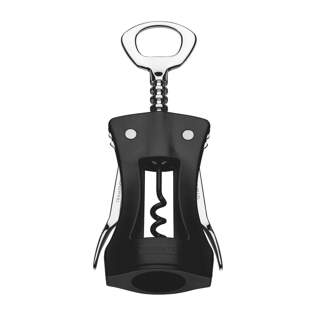 Sacacorchos con abridor Tramontina Harmoniza negro — imagen 1 de 6