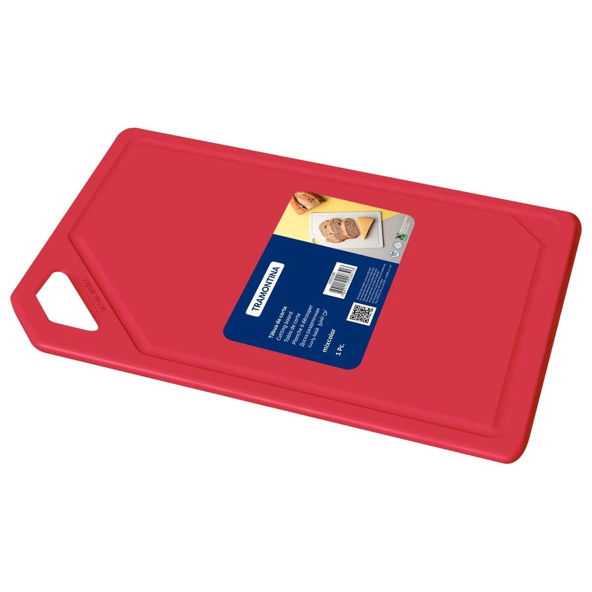 Tabla de Plastico Cocina Tramontina 29 X 20 CM Roja — imagen 1 de 2