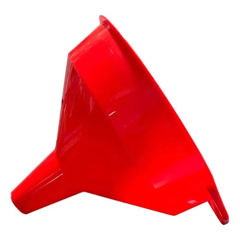 Embudo De Plastico 14 X 12 Cm Color Rojo — imagen 1 de 1