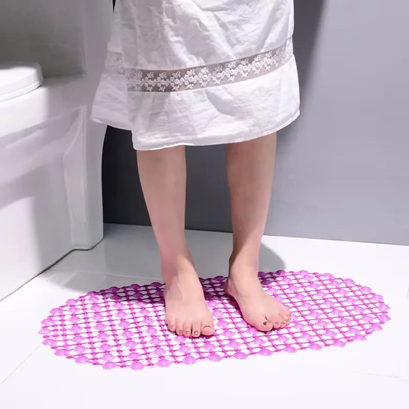 Alfombra De Ducha Baño Antideslizante Con Ventosas 63 X 36cm — imagen 2 de 4