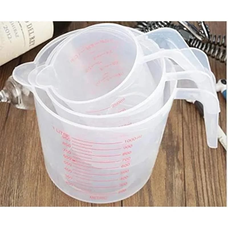 Jarra Medidora De Plastico 1500 Ml Graduada Transparente — imagen 2 de 3