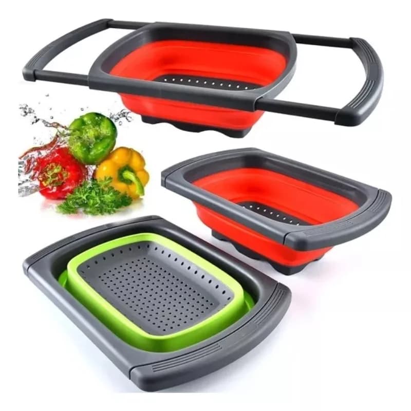 Colador Escurridor Plegable Extensible 61 Cm Rectangular — imagen 1 de 6