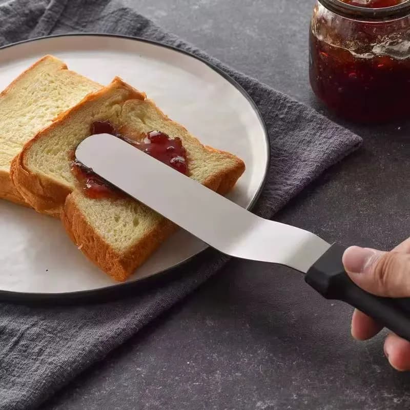 Espatula Para Reposteria Acero Inox Con Escalon 42 Cm — imagen 2 de 3
