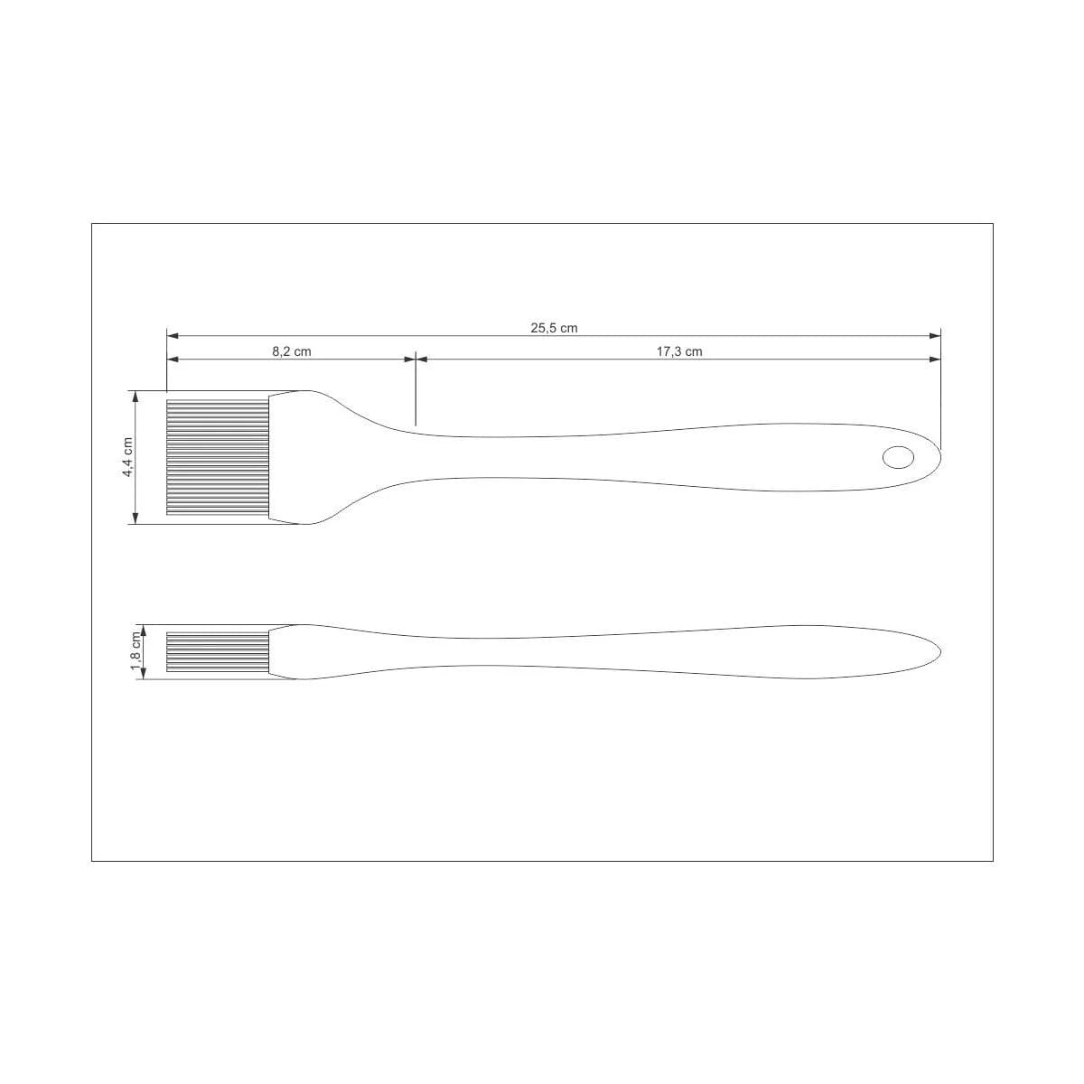 Pincel De Silicona Tramontina Utilita 25 Cm — imagen 3 de 3