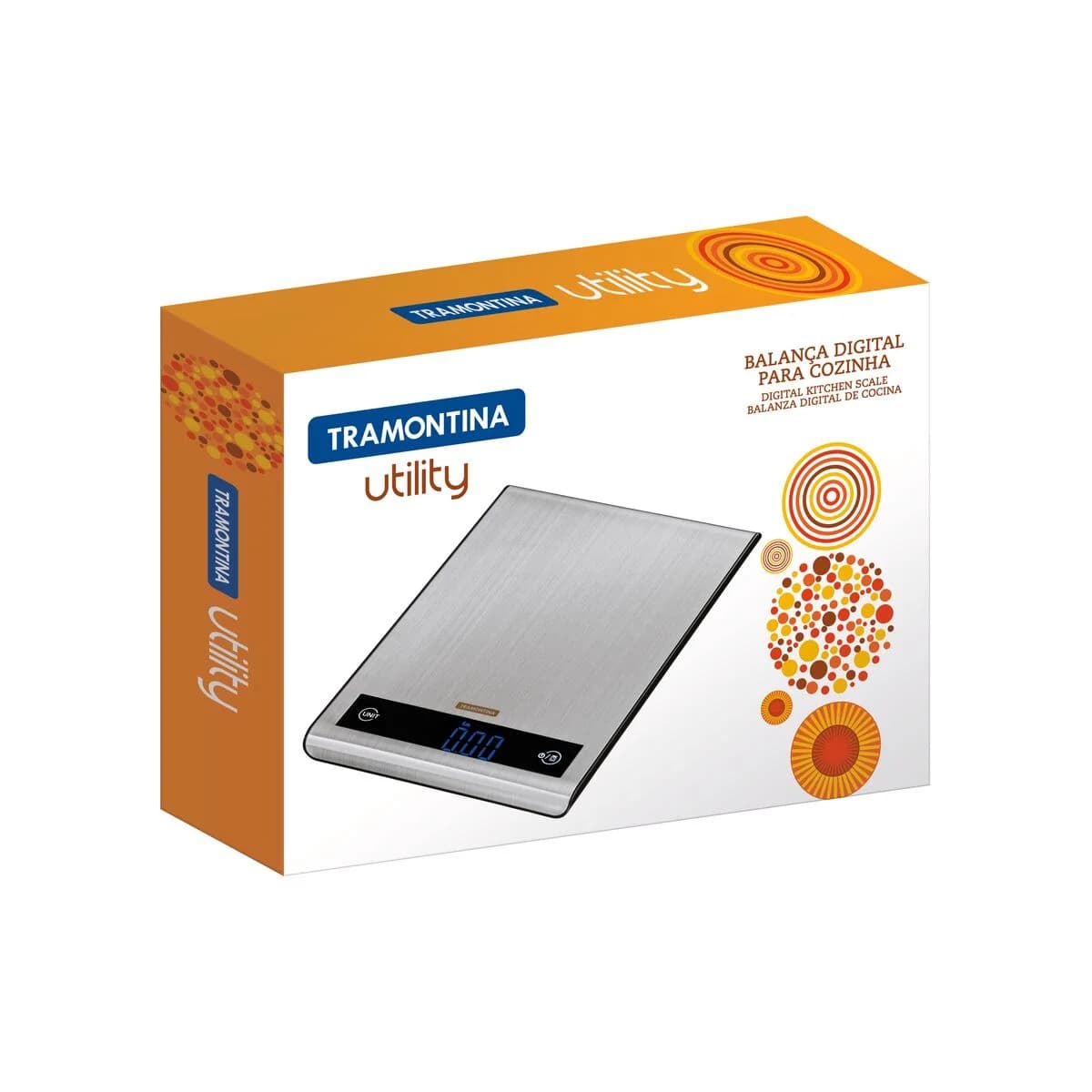 Balanza Digital Cocina Tramontina Acero Inoxidable Utility — imagen 3 de 8