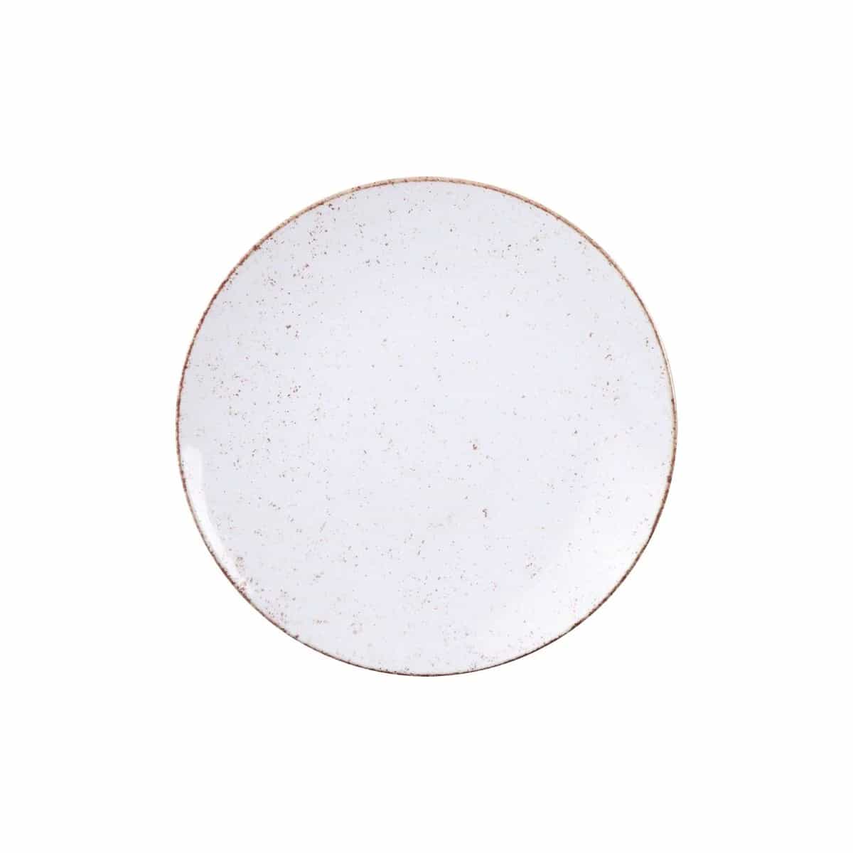 Plato De Postre Tramontina Porcelana 21 Cm Decorado Rustico