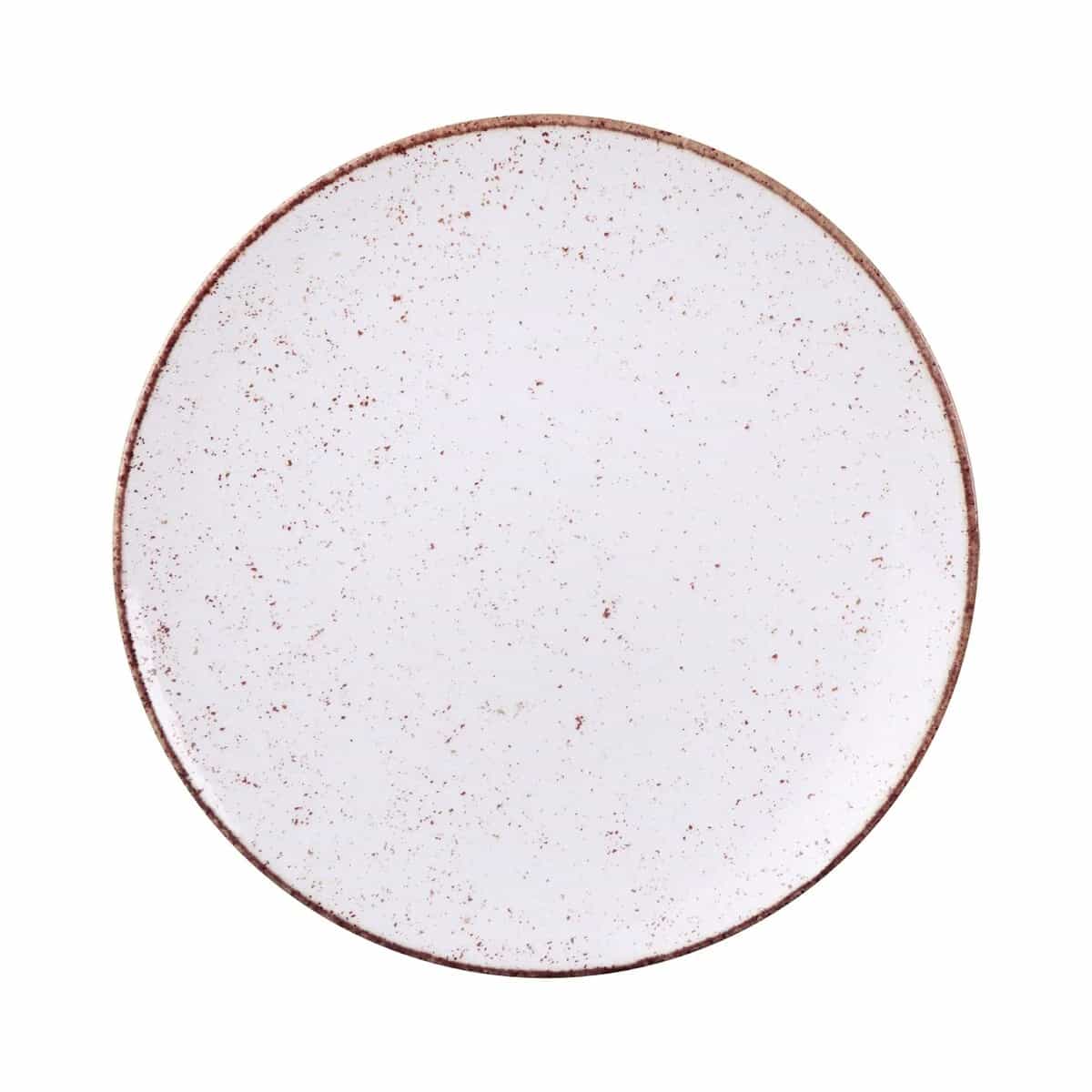 Plato Llano Tramontina Porcelana 28 Cm Decorado Rustico