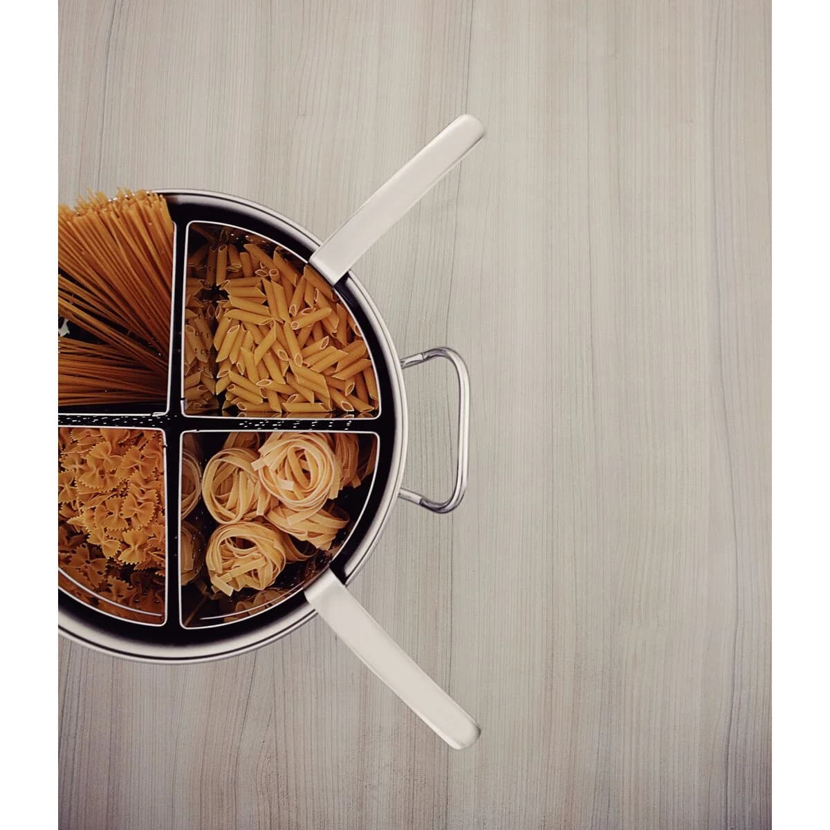 Olla De Pasta Tramontina Profesional Acero Inox Cozi-pasta — imagen 5 de 5