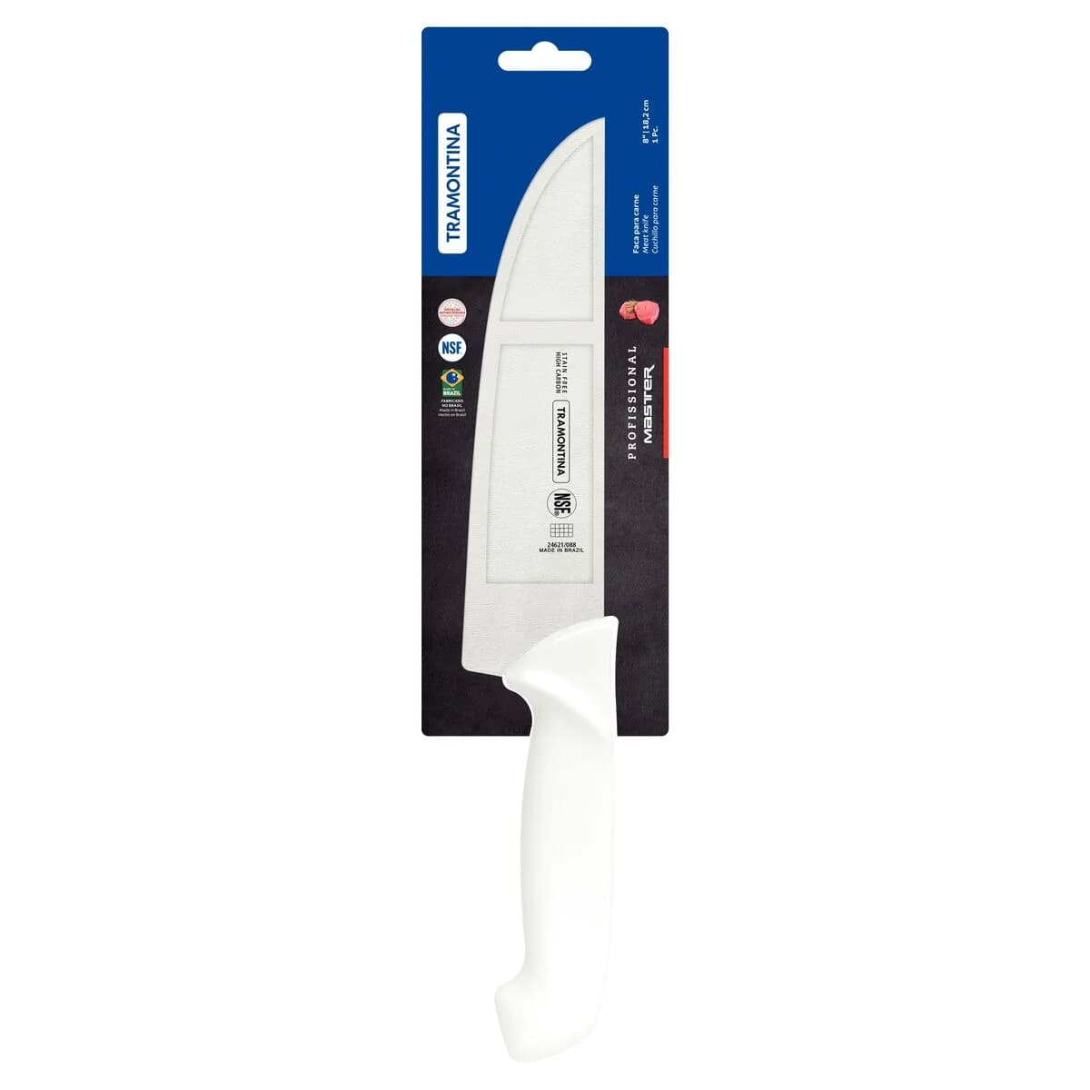 Cuchilla De Carne Tramontina Acero Inoxidable Master 8 PuLG — imagen 2 de 3