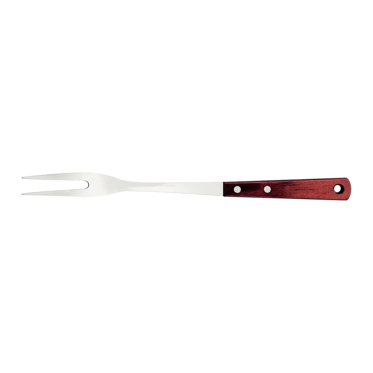 Tenedor De Asado Tramontina Polywood Acero Inoxidable Rojo — imagen 2 de 4