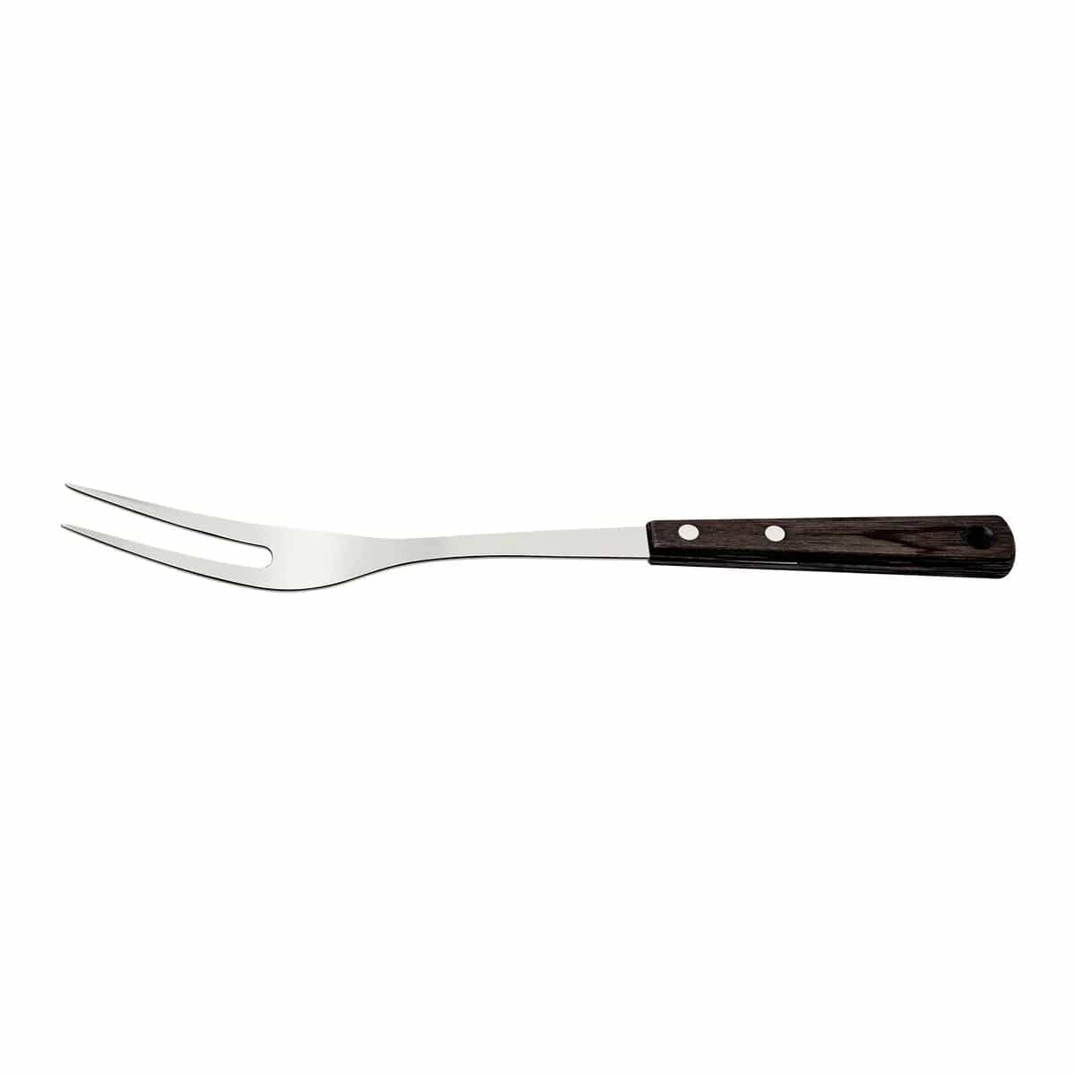 Tenedor De Asado Tramontina Polywood Acero Inoxidable Marron