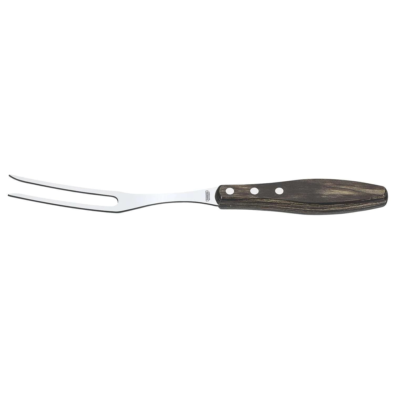 Juego De Asado Tramontina Polywood Acero Inoxidable 3 Piezas — imagen 3 de 4