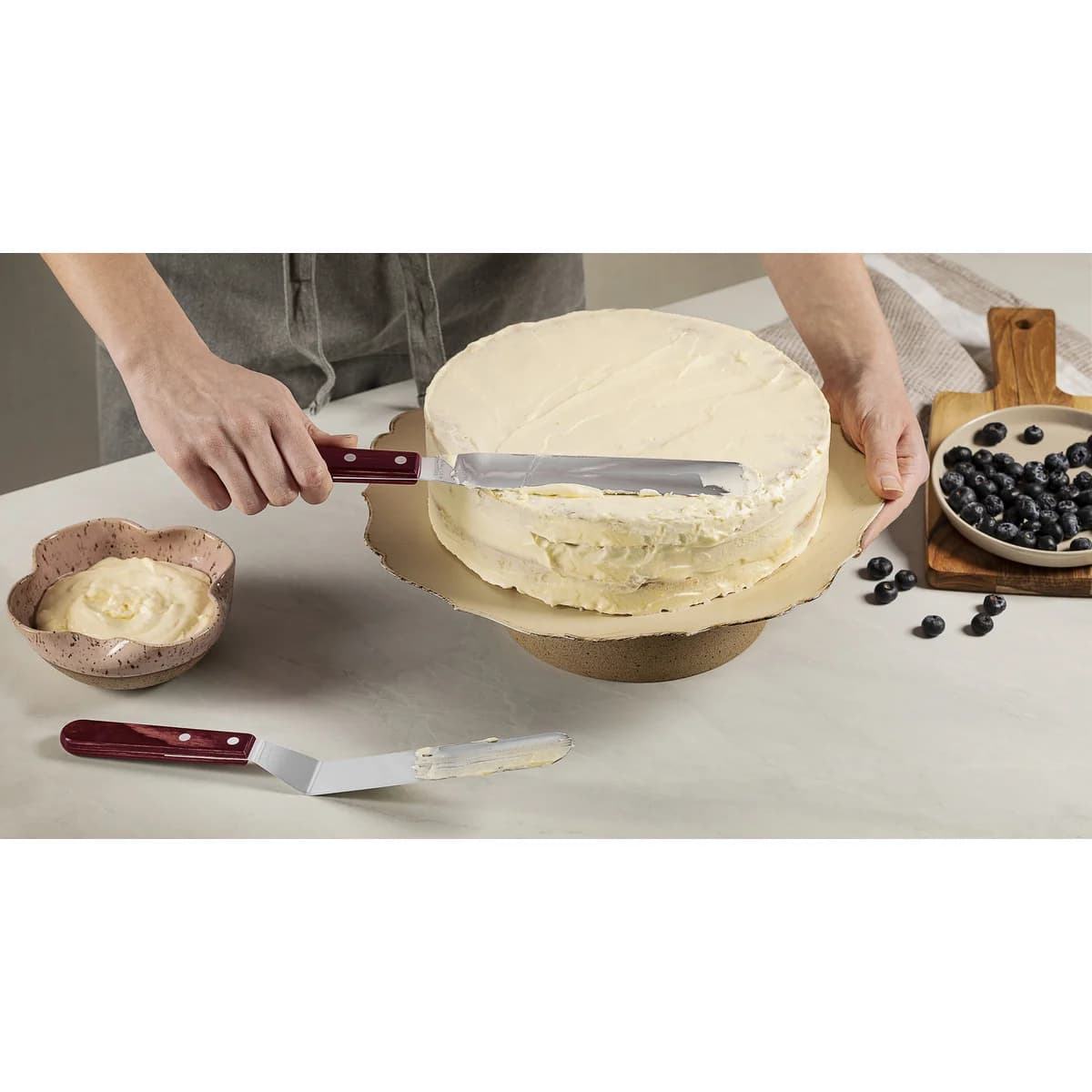 Espatula De Reposteria Tramontina Polywood Acero Inox 7 PuLG — imagen 5 de 5