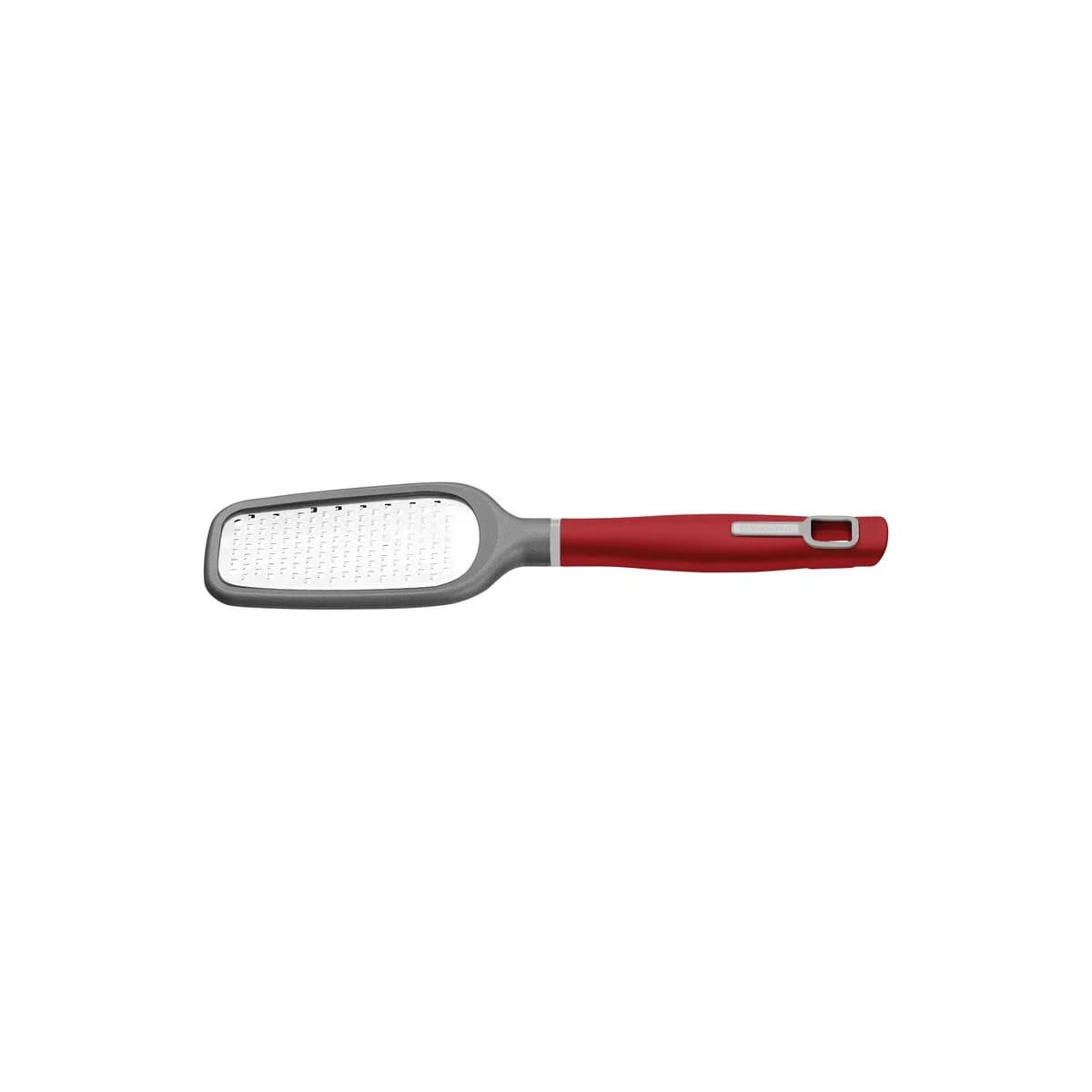 Rallador de acero inoxidable Tramontina Verano 26 cm con mango rojo