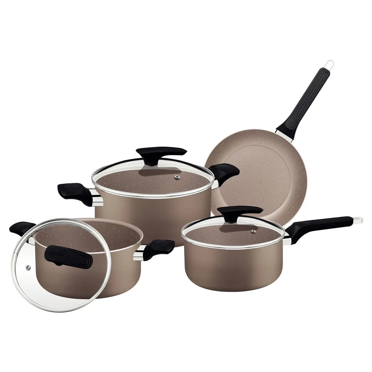 Bateria de Cocina Tramontina Milazzo Ollas 4 Piezas Teflon — imagen 3 de 4