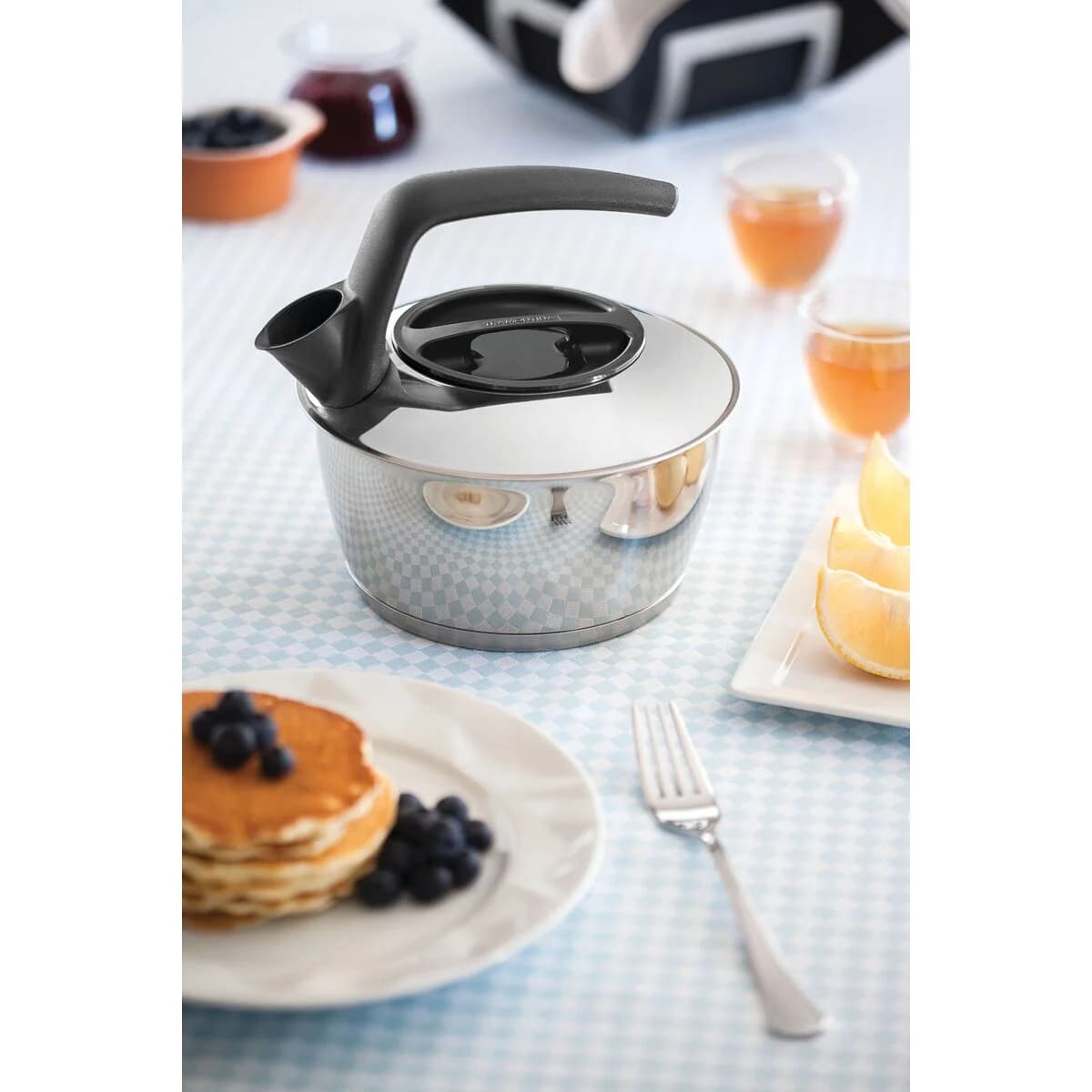 Caldera Tramontina Fondo Triple Induccion Acero Inox 1,5 Lts — imagen 4 de 6