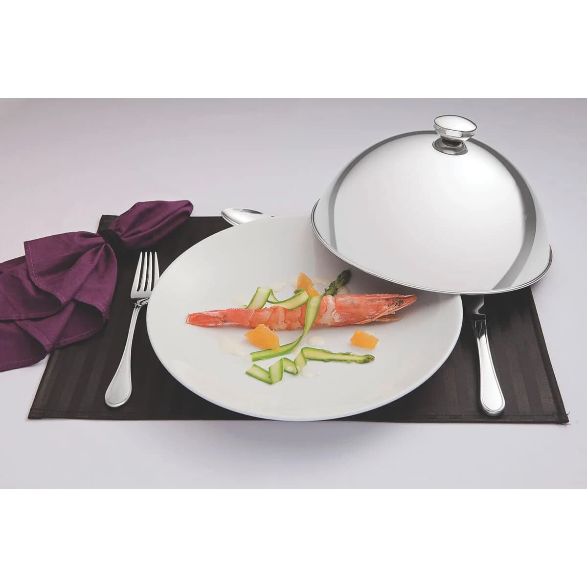 Campana para platos Tramontina Service de acero inoxidable 24.5 cm — imagen 2 de 2