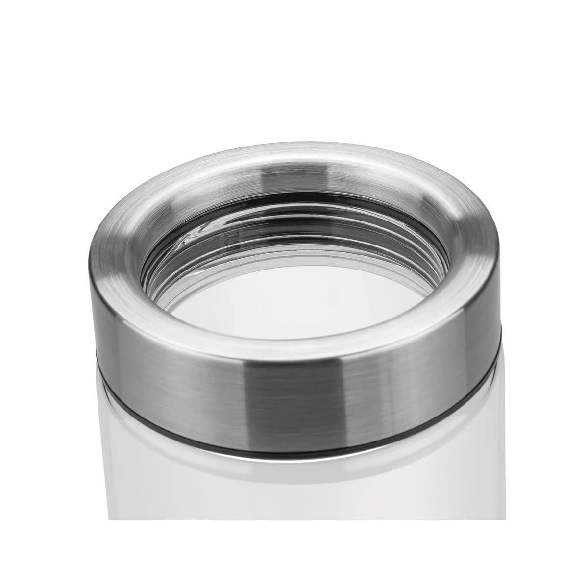 Frasco De Vidrio Tramontina Purezza Tapa Acero 1400 Ml — imagen 2 de 8