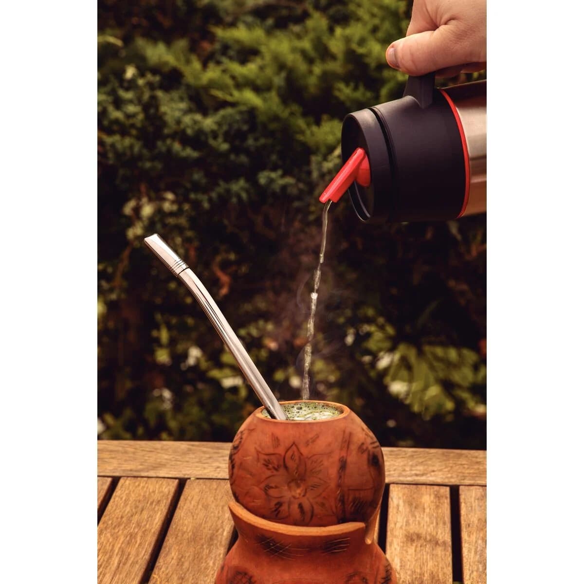 Bombilla Mate Tramontina Ilex Acero Inoxidable Rosca 23 cm — imagen 3 de 4