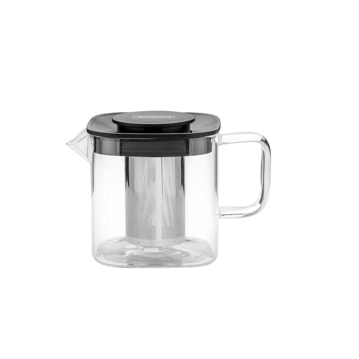 Tetera Vidrio Acero Inoxidable Infusor de 600 ml Tramontina — imagen 1 de 10