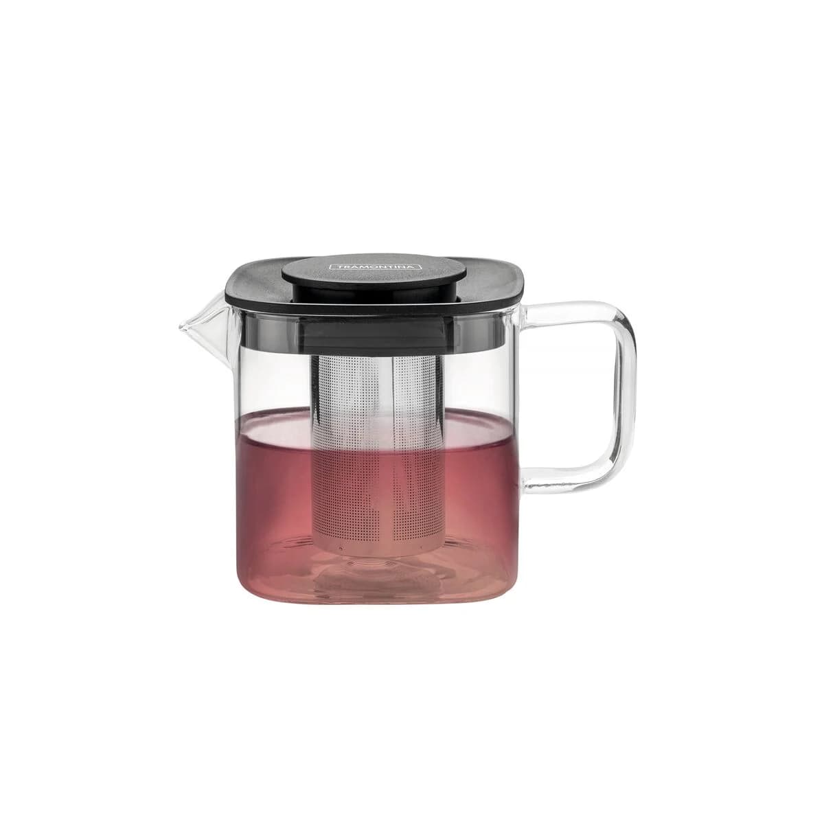 Tetera Vidrio Acero Inoxidable Infusor de 600 ml Tramontina — imagen 2 de 10
