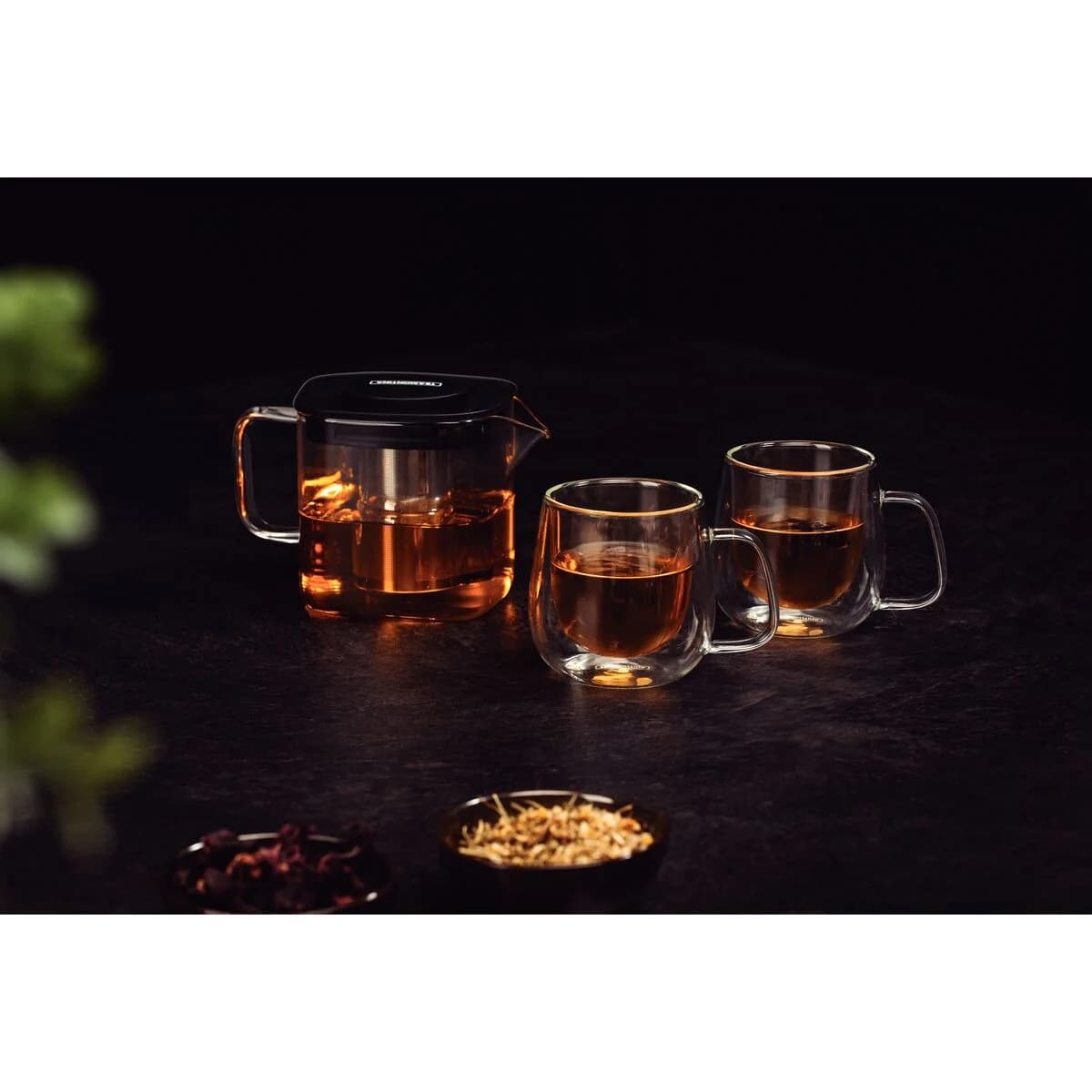 Tetera Vidrio Acero Inoxidable Infusor de 600 ml Tramontina — imagen 10 de 10