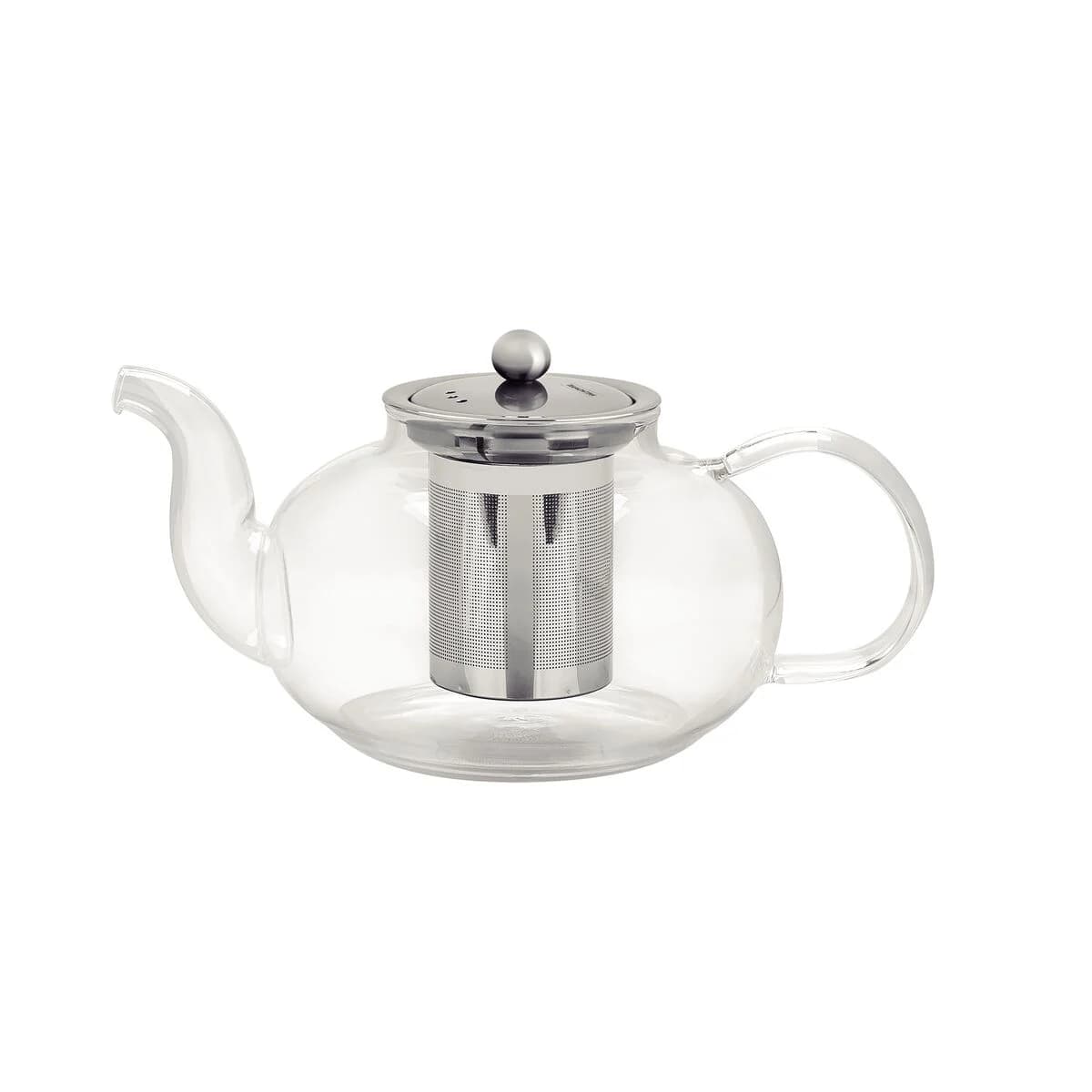 Tetera Vidrio Acero Inoxidable Infusor de 1,2 Lts Tramontina — imagen 1 de 9