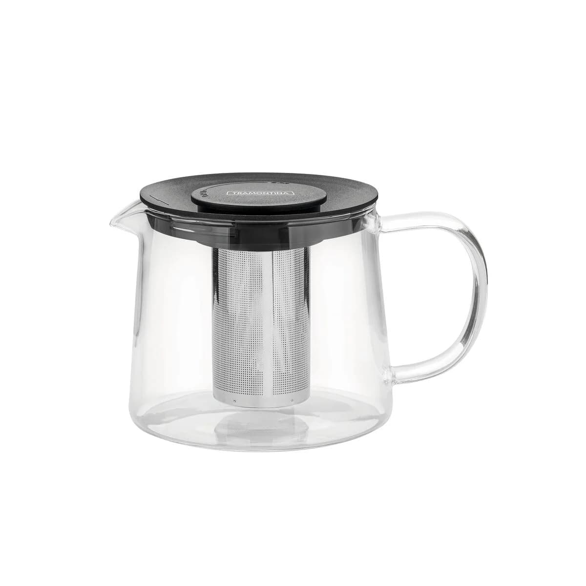 Tetera Vidrio Acero Inoxidable Infusor de 900 ml Tramontina