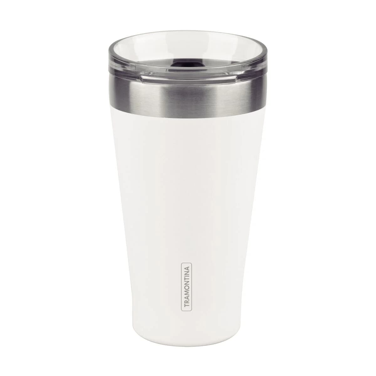 Vaso Termico Tramontina Exata Acero Inoxidable Blanco 550 ml