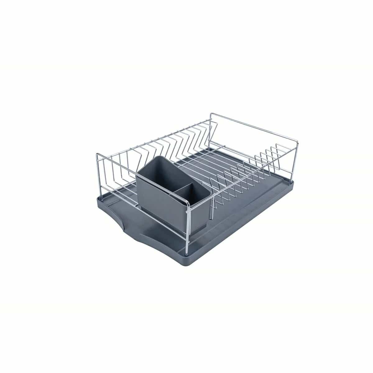 Escurridor Platos Tramontina Plurale Acero Inox con Bandeja