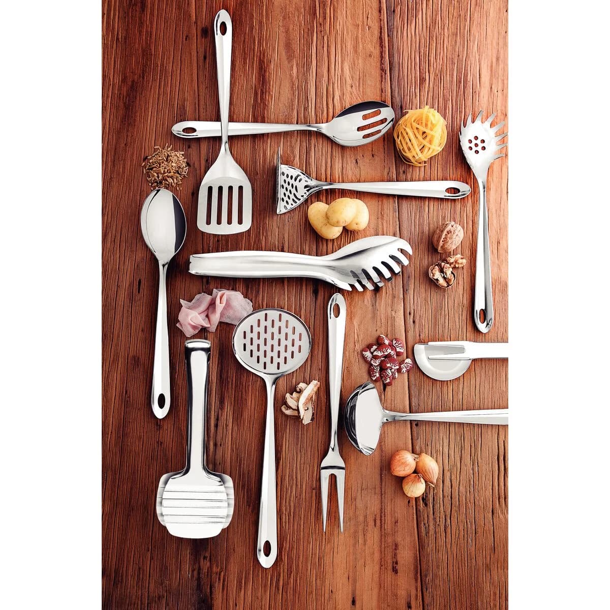 Cuchara para pasta Tramontina Utility de acero inoxidable 29.8 cm — imagen 3 de 3