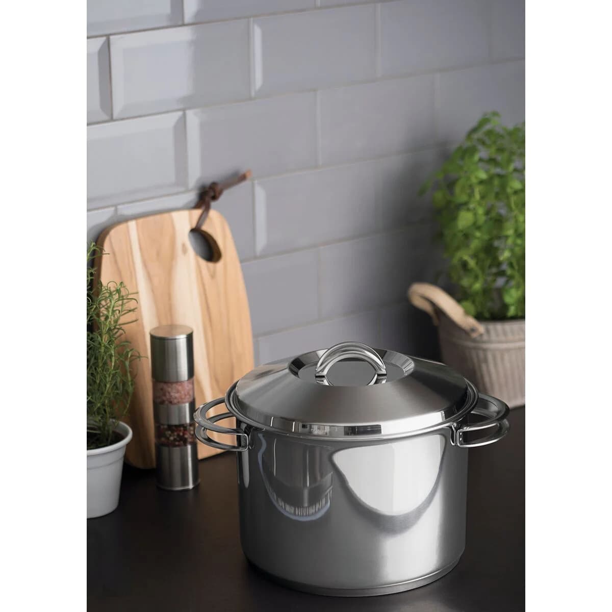 Olla Tramontina Acero Inoxidable Induccion 9,6 Litros Solar — imagen 3 de 3