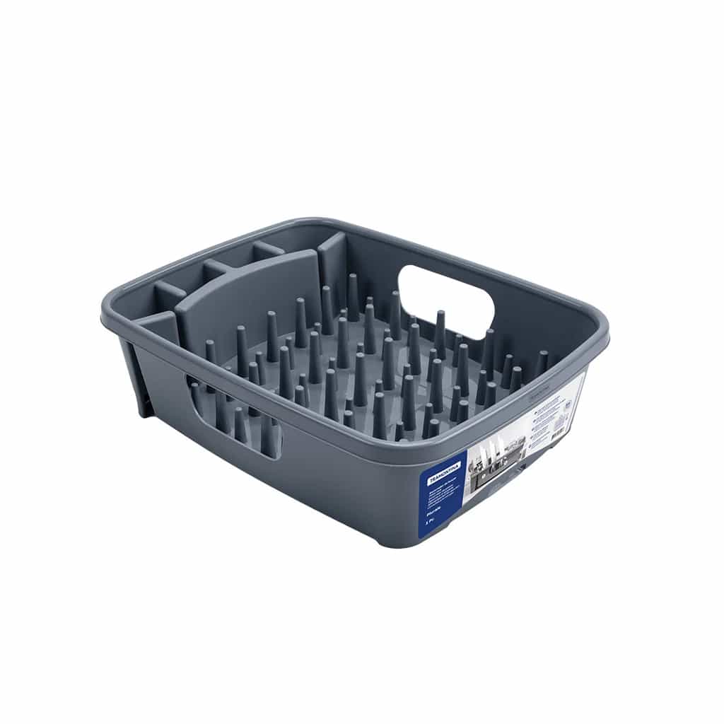 Escurridor de Platos Tramontina Plastico Plurale Gris