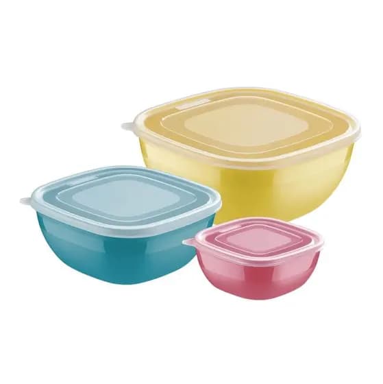 Pote Recipiente Tramontina Cuadrado 300 ML Mixcolor — imagen 5 de 5